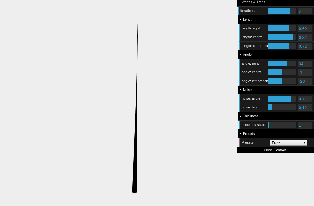 HU's Weeds & Trees explorable
